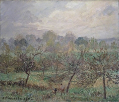 Autumn, Morning Mist, Éragny-sur-Epte by Camille Pissarro