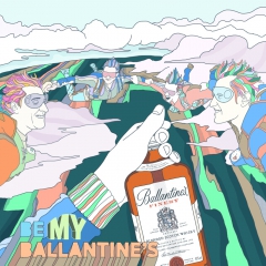 Ballantine's not Valentine's by Pianofuzz Design Studio