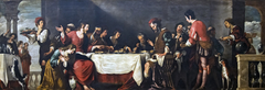 Banquet at the House of Simon by Bernardo Strozzi