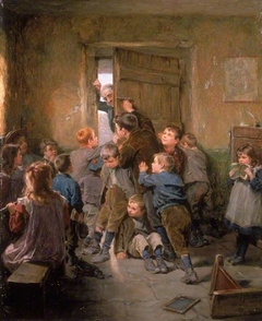 Barring-out Day by Ralph Hedley