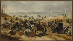 Battle on Vught Heath by Peter Snayers