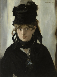 Berthe Morisot with a Bouquet of Violets by Edouard Manet