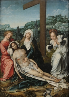 Bewening van Christus by Brusselse meester van 1520