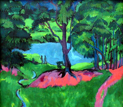 Bohemian Forest Lake by Ernst Ludwig Kirchner