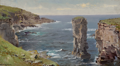 British Coastal View (Coast of Cornwall) by William Trost Richards