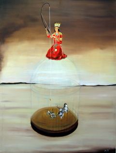 Cage of life by Aziz Anzabi