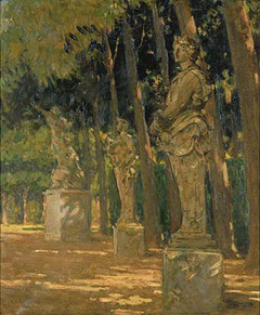 Carrefour at the End of the Tapis Vert, Versailles by James Carroll Beckwith