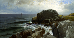 Castle Rock, Marblehead by Alfred Thompson Bricher