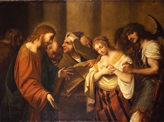 Christ and the adulteress by Pietro della Vecchia