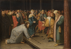 Christ and the Woman Taken in Adultery by Pieter Brueghel the Younger