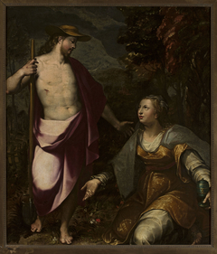 Christ as a gardener and Mary Magdalene by Wenceslas Cobergher