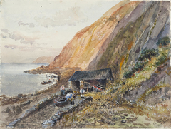 Countersbury Cove, North Devon by Lydia Etheldreda Birch