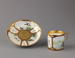 Cup and saucer by Anonymous