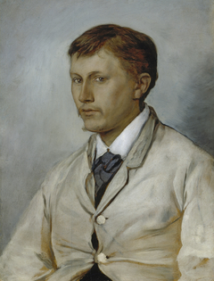 Der Bildhauer Erwin Kurz by Hans Thoma