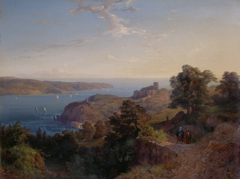 Die Mündung des Bosporus (Yoros Kalesi) by Emanuel Stöckler