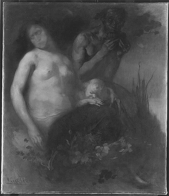 Die Nymphe Echo by Eugène Carrière