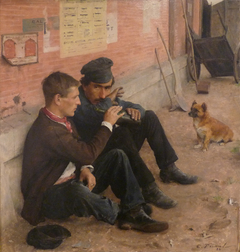 Drinkers by Émile Friant