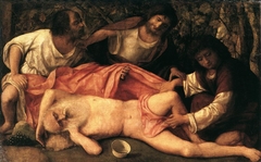 Drunkenness of Noah by Giovanni Bellini