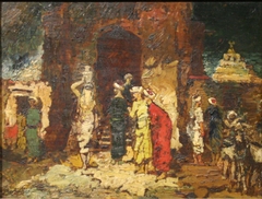 En Algérie by Adolphe Joseph Thomas Monticelli