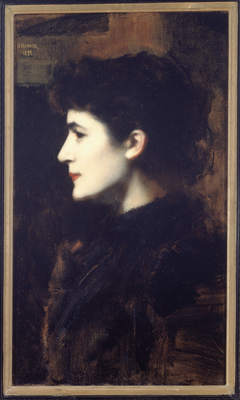 Eugénie-Marie Gadiffet-Caillard dite Germaine Dawis by Jean-Jacques Henner