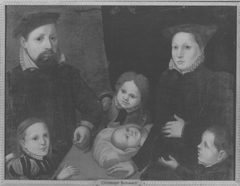 Familie des Künstlers (Kopie nach) by Christoph Schwarz