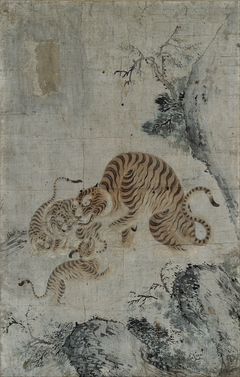 Family of Tigers by Anonymous