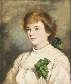 Female portrait by Alfredo Keil