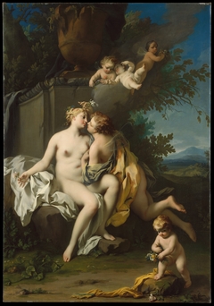 Flora and Zephyr by Jacopo Amigoni