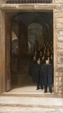 Florentine police choir by Venny Soldan-Brofeldt