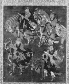 Four Deities with Horses by Anonymous