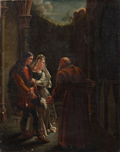 Geneviève and Lancelot visit the tombs of Isolde and Tristan by Eugénie Servières