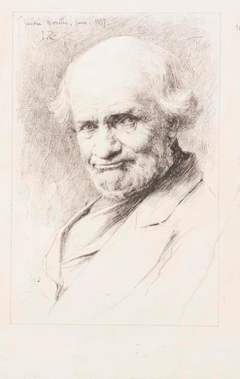 Geordie Webster - Illustration to "Johnny Gibb of Gushetneuk" by William Alexander - Sir George Reid - ABDAG004015 by George Reid