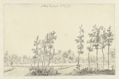 Gezicht op het dorp Driebergen by Jan de Beijer