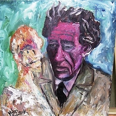 giacometti working2 by Metin Yasarturrk