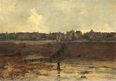 Grandcamp, vu de la plage by Léon Germain Pelouse