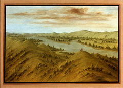 Grassy Bluffs, Upper Missouri by George Catlin