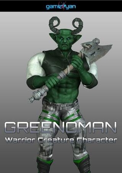 Greenmano Warrior Character Modeling by GameYan Studio