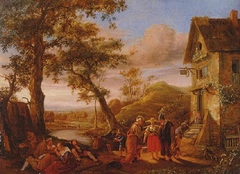 Gypsies in a Landscape by Jan Steen