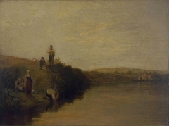 Harvest Dinner, Kingston Bank by J. M. W. Turner