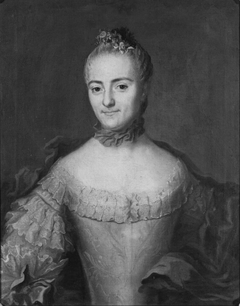 Hedvig Charlotta Danckwardt-Lillieström,1734-1773, gift med kammarherre Carl Hildebrandsson Uggla by Carl Fredrich Brander