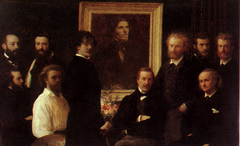 Hommage to Delacroix by Henri Fantin-Latour