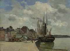 Honfleur: The Port by Eugène Louis Boudin