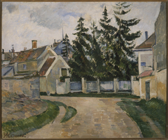 Houses and Fir Trees by Paul Cézanne