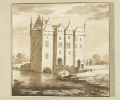 Huis Duinhoven bij Oostkapelle in Walcheren by Abraham Rademaker