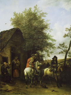 Hunters near an Inn by Paulus Potter