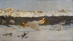 Il castigo delle lussuriose by Giovanni Segantini