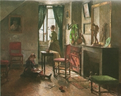 Interior from Paris by Harriet Backer