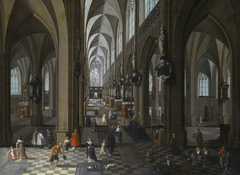 Interior of Antwerp Cathedral by Peeter Neeffs the Elder