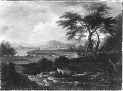 Italienische Landschaft (Umkreis) by Gaspard Dughet