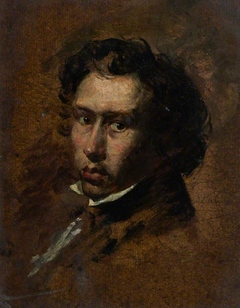 James Eckford Lauder, 1811 - 1869. Artist (Self-portrait) by James Eckford Lauder